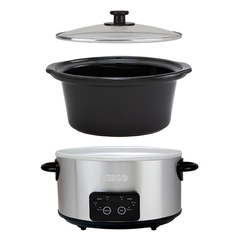 Nesco Digital Stainless Steel Slow Cooker & Reviews Wayfair